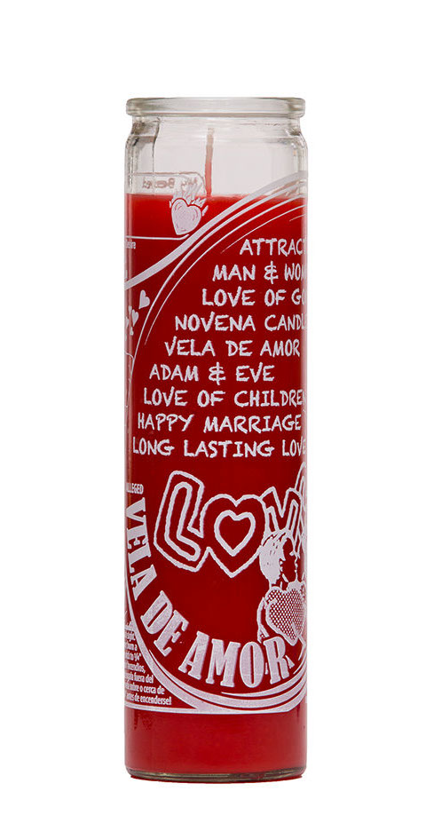 Custom Hand-Printed Mexican Religious Vigil Church Candles