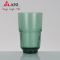 Ato Classic Glass Coffee Tasse flache weiße Tasse