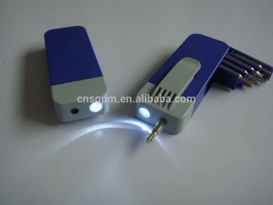 8pcs mini screwdriver set with LED