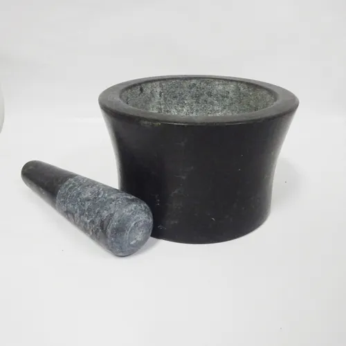 Black Granite Mortar & Pestles