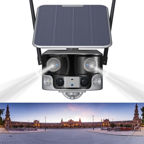 4G Solar CCTV med 8MP 4K -kamera