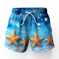 Qualité 100% polyester OEM Color Beach Shorts solide imperméable pour la saison estivale