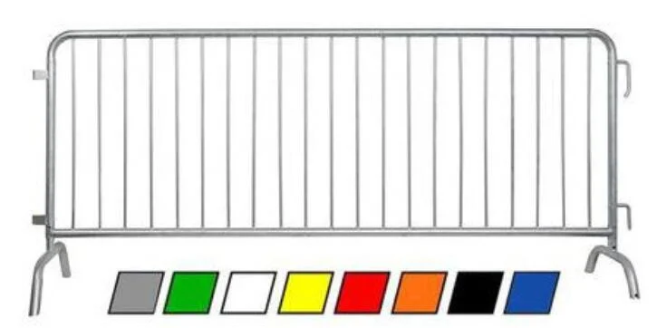 Barreira de controle de multidão galvanizada de metal