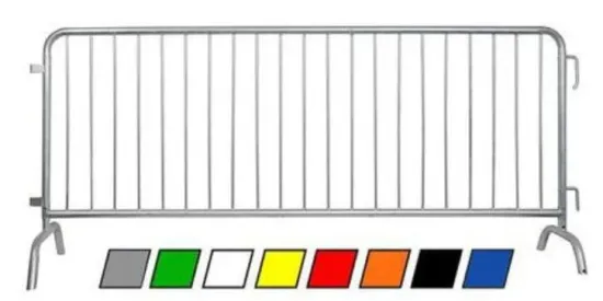 Metal Galvanized Crowd Control Barrier