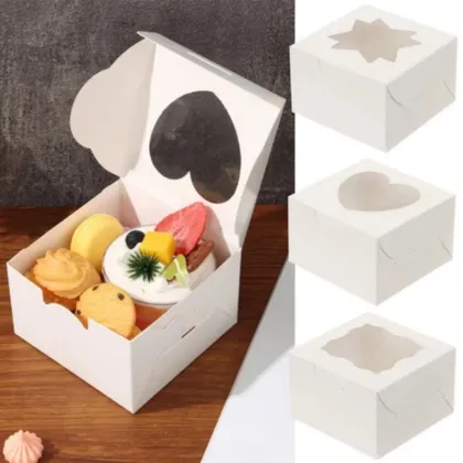 Dessert Boxes with Window for Bakery