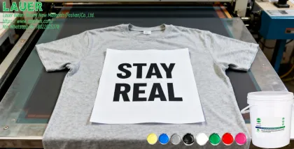 Water-based heat transfer screen printing ink