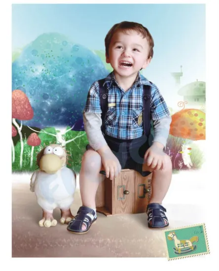 High quality Boys leather sandals PB-6103NV