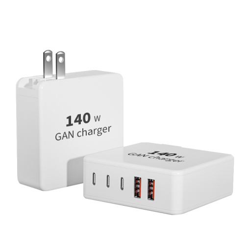 140W Multi -Ports superschnelles Gan -Ladegerät