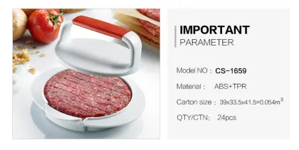 Hamburger Press: Stuffed Burger Meat Grill Patty Maker
