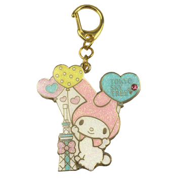 Modern Elegant Enamel Keychain with Unique Design