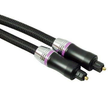 Optical Fiber Toslink Male to Male Cable with Maximum Signal Transfer