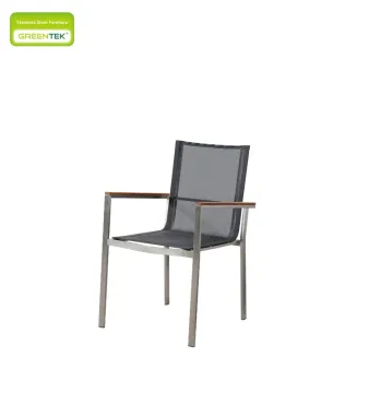 Modern Design Stainless Steel With Teslin Dining Chair