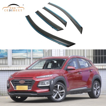 Encino 2018 Car Accessories Rain Guard Weather Rivel Deflector Sun Shield Vent Vent Window Door Door Sun Sun