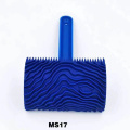 Paint brush red rubber wood grain paint roller