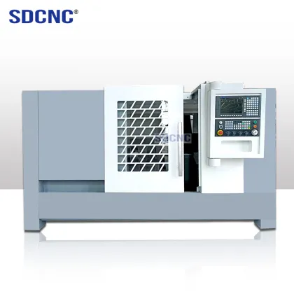 High Quality TCK56 Slant Bed CNC Lathe Machine with Double Spindle
