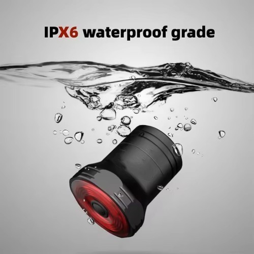 બાઇક ટેઈલ લાઇટ એમટીબી રોડ બાઇક નાઇટ સાયકલિંગ રીઅર લાઇટ સ્માર્ટ બ્રેક સેન્સર ચેતવણી લાઇટ વોટરપ્રૂફ સાયકલ એસેસરીઝ