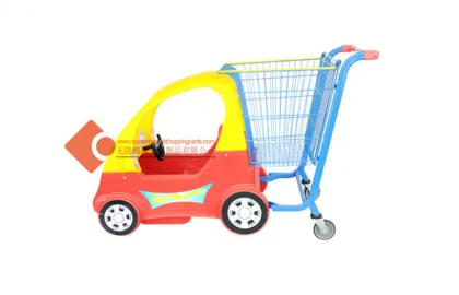 Colorful Mini Cute Kids Metal Shopping Trolley Wanzl Shopping Carts