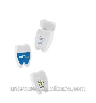 key chain tooth shaped dental floss