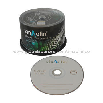 Blank DVD-R Discs with 4.7GB Data Capacity