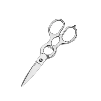 Professional Heavy Duty Stainless Steel Kitchen Shears with Detachable Function for Fish, Meat, and Bone Cutting