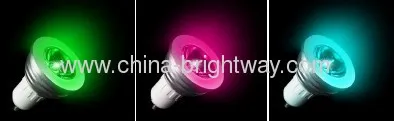 1x3w Rgb Led Spotlight 