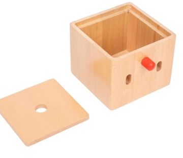 Baby All-Wooden Paper Box Toys