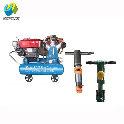 W-3.0/5 diesel portable piston air compressor for mining