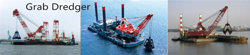 Grab marine dredger design