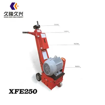 Universal milling machine walk-behind concrete scarifying machine