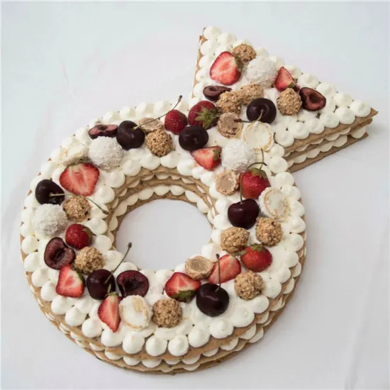 DIY Full Size Number and Alphabet Cake Templates for Birthday Party Decorations