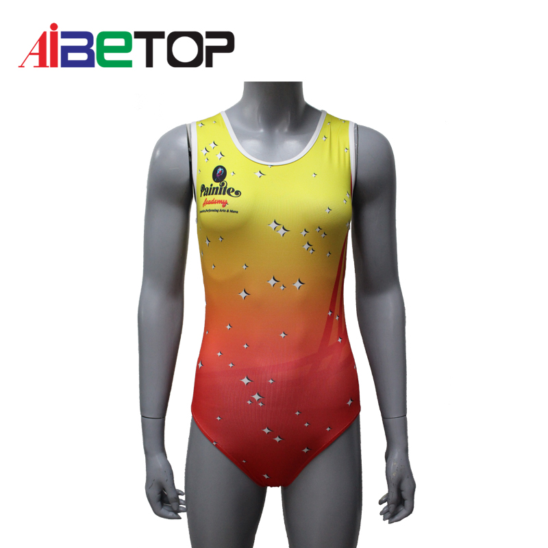 Girls Sleeveless Gymnastics Leotards