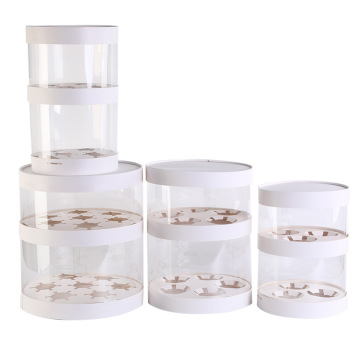 High-Quality Double Layer Transparent Cake Box for Tall Pastries and Desserts