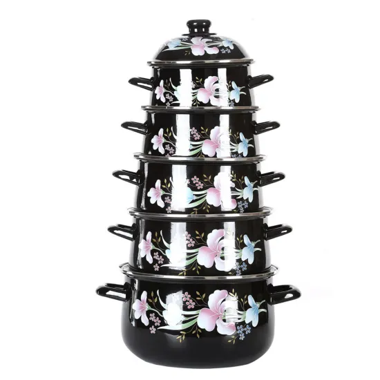 New Hot Sales Market Enamelware Casserole Saladmaster Cookware at Home