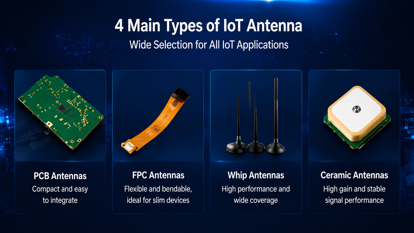 02_Four_IoT_Antenna_Types_Comparison