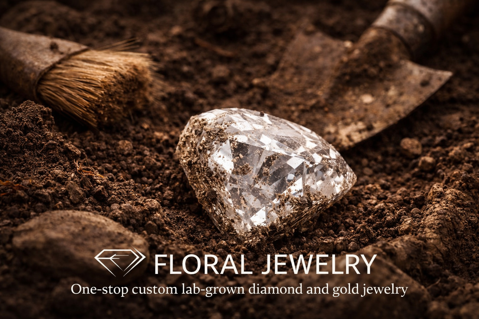 lab created diamond rings