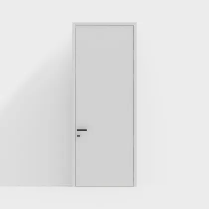 a modern simple style wooden doors