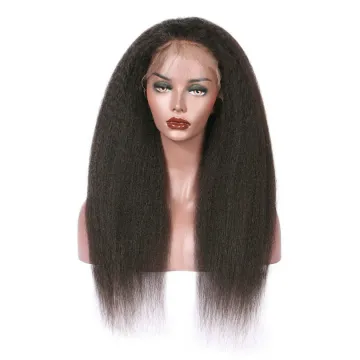 Cheap 13x4 13x6 Hd Lace Front Wig,Virgin Cuticle Aligned Human Hair Wig,Kinky Straight Hd Full Lace Frontal Wig For Black Women