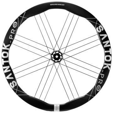 SANTOK 700C Wave Carbon Wheel Set - HG/XDR Compatible, Tubeless Ready