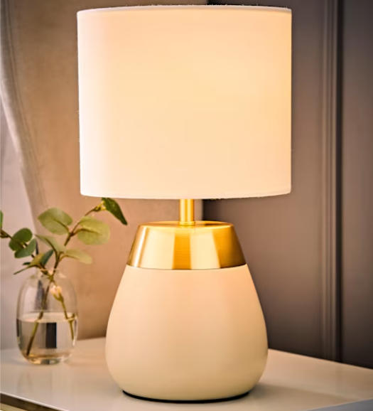 Modern Ceramic Table Lamp With Shade (1)