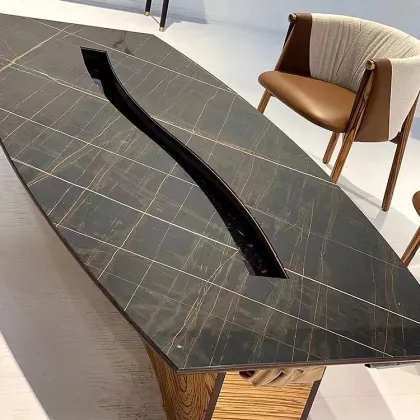 Sahara Noir Black Coffee Tables Lauren Black Round Marble Dining Tables With Gold Veins