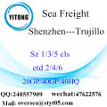 Shenzhen Port Sea Freight Shipping To Trujillo