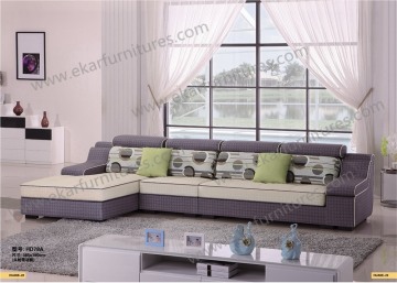 Fancy Pure L Shaped Latest Home Sofa Set