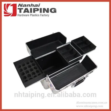 Fashionable Aluminum Nail Makeup Case, Professional Nail Polish Cases, Nail Polish Carrying Case