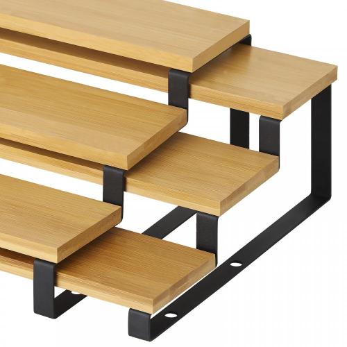 Organizador de estante de especias expandible de 4 paquetes para la cocina para la cocina