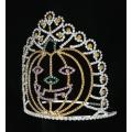 Large Holiday Halloween Pageant Crowns Pumpkin Tiaras