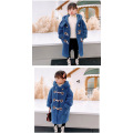 Children's Cashmere Coat Girls' Mid Length Fashion Coat