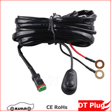 Off road led work light bar DT Male Plug automotive wire harness