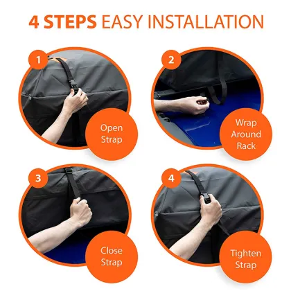 Edge Car Top Carrier Waterproof Expandable Roof Cargo Bag Interstate Cargo Bag