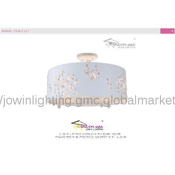 Metal Crystal Modern Ceiling Mount
