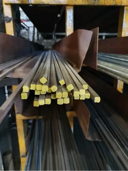 S235JR Cold Drawn Carbon Steel Square Rod 7mm